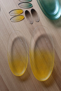 Dew Gradation Plate - Marigold Opal (2 Sizes)