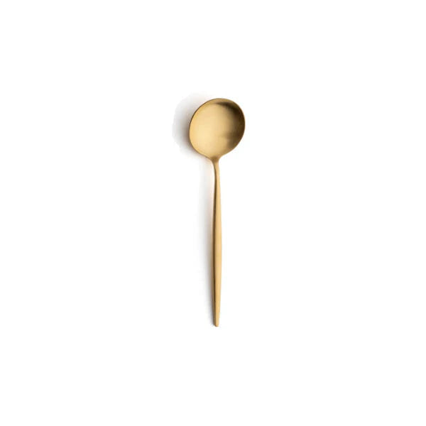 Moon Matte Gold Dinner Spoon