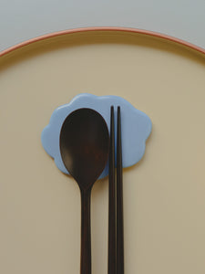 Cloud Cutlery Rest - Blue-Grey