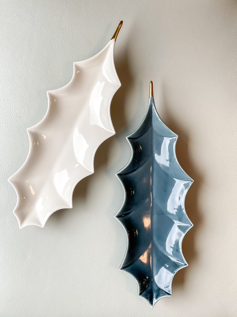 Poinsettia Leaf Plate