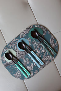 Twisted Pastel Ottchil Spoon and Chopsticks Set - Olive Green