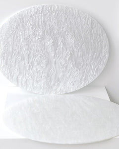 Mother-of-Pearl Table Mat - White (Set of 2)