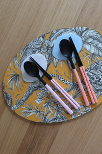Twisted Pastel Ottchil Spoon and Chopsticks Set - Peachy Pink