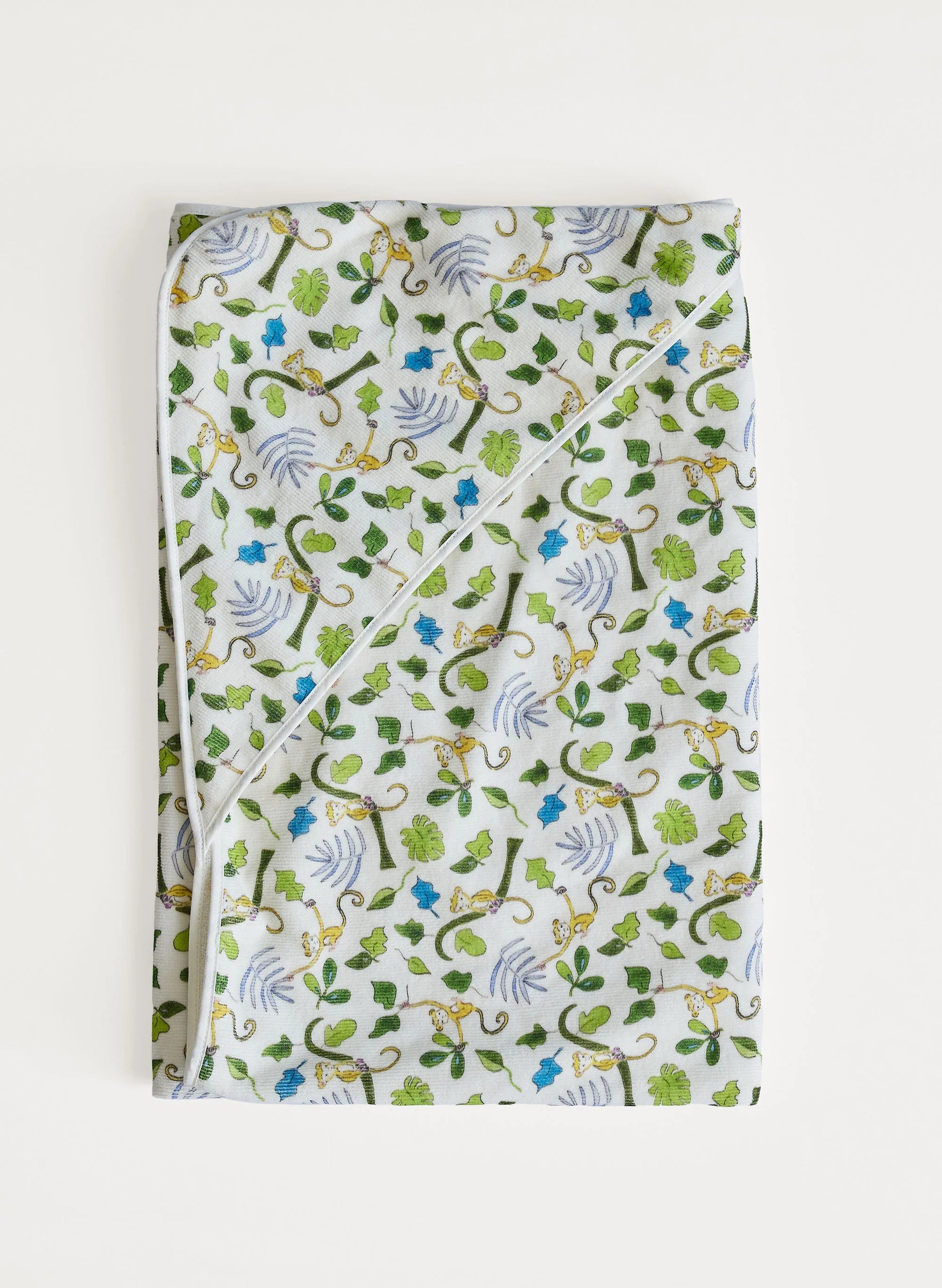Timo & Violet - Hooded Bath Towel (Happy Monkey)