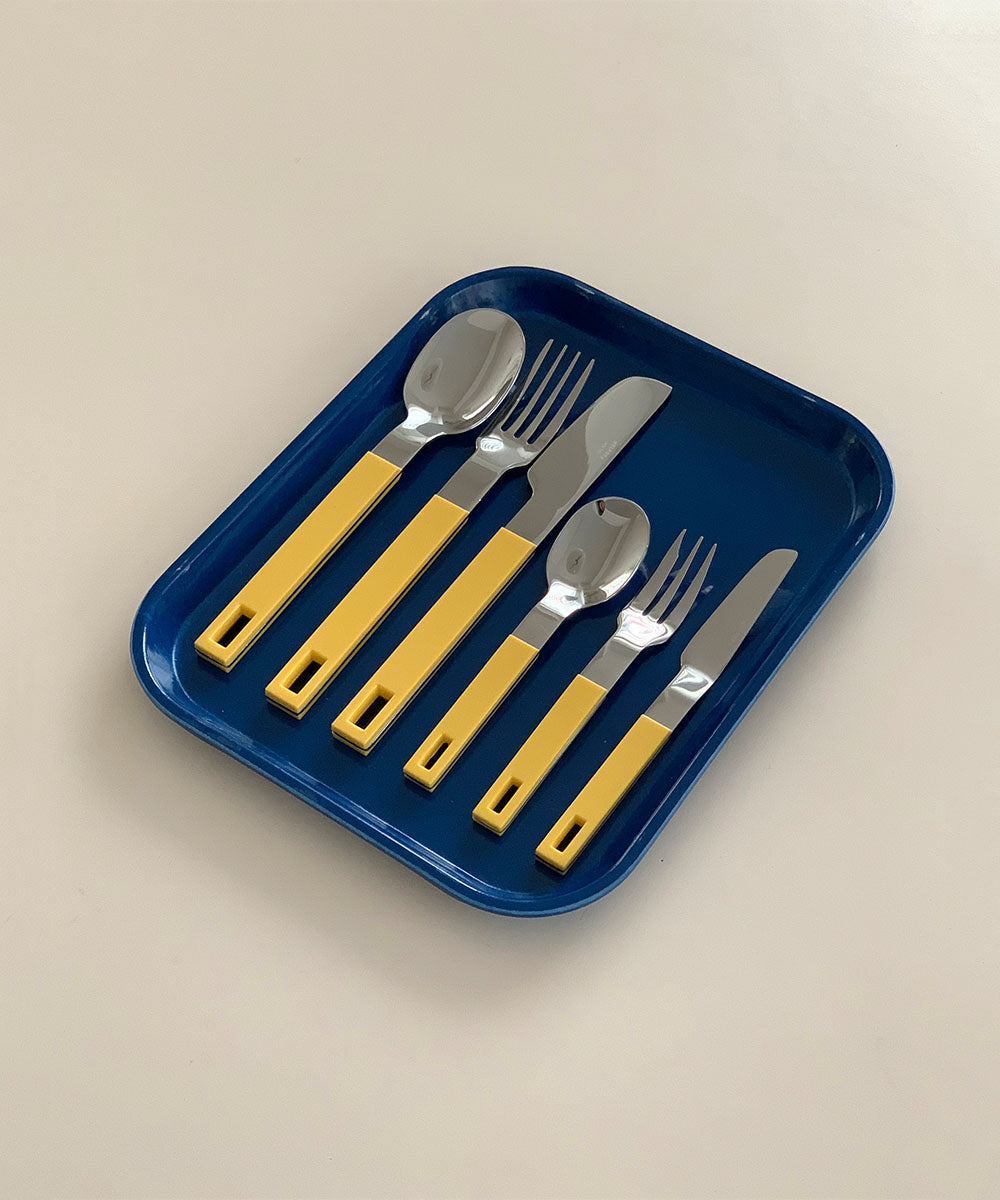 [Archive] Block Cutlery - Yellow