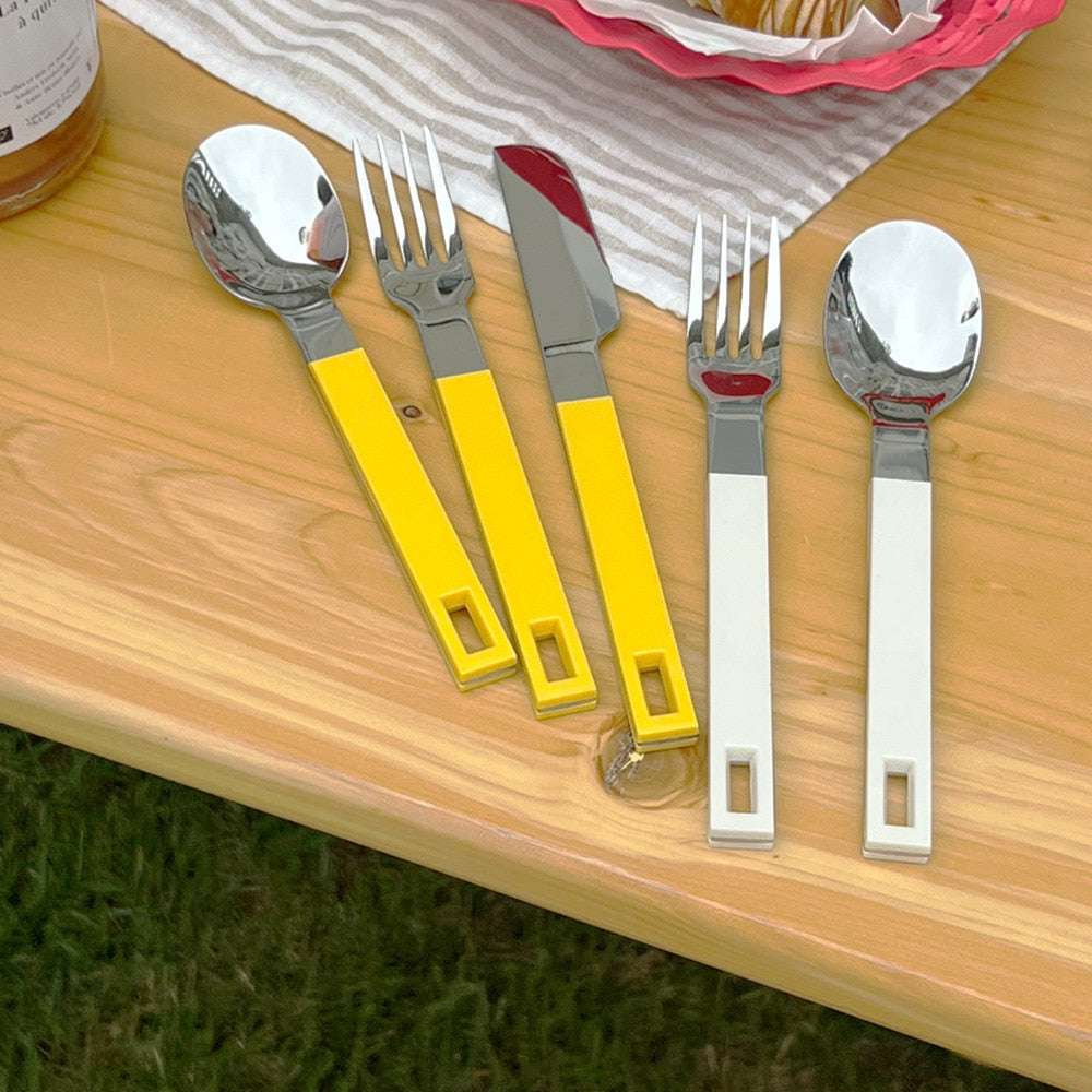 [Archive] Block Cutlery - White