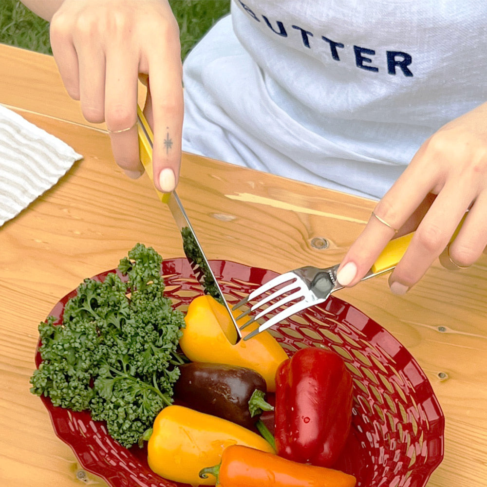 [Archive] Block Cutlery - Yellow