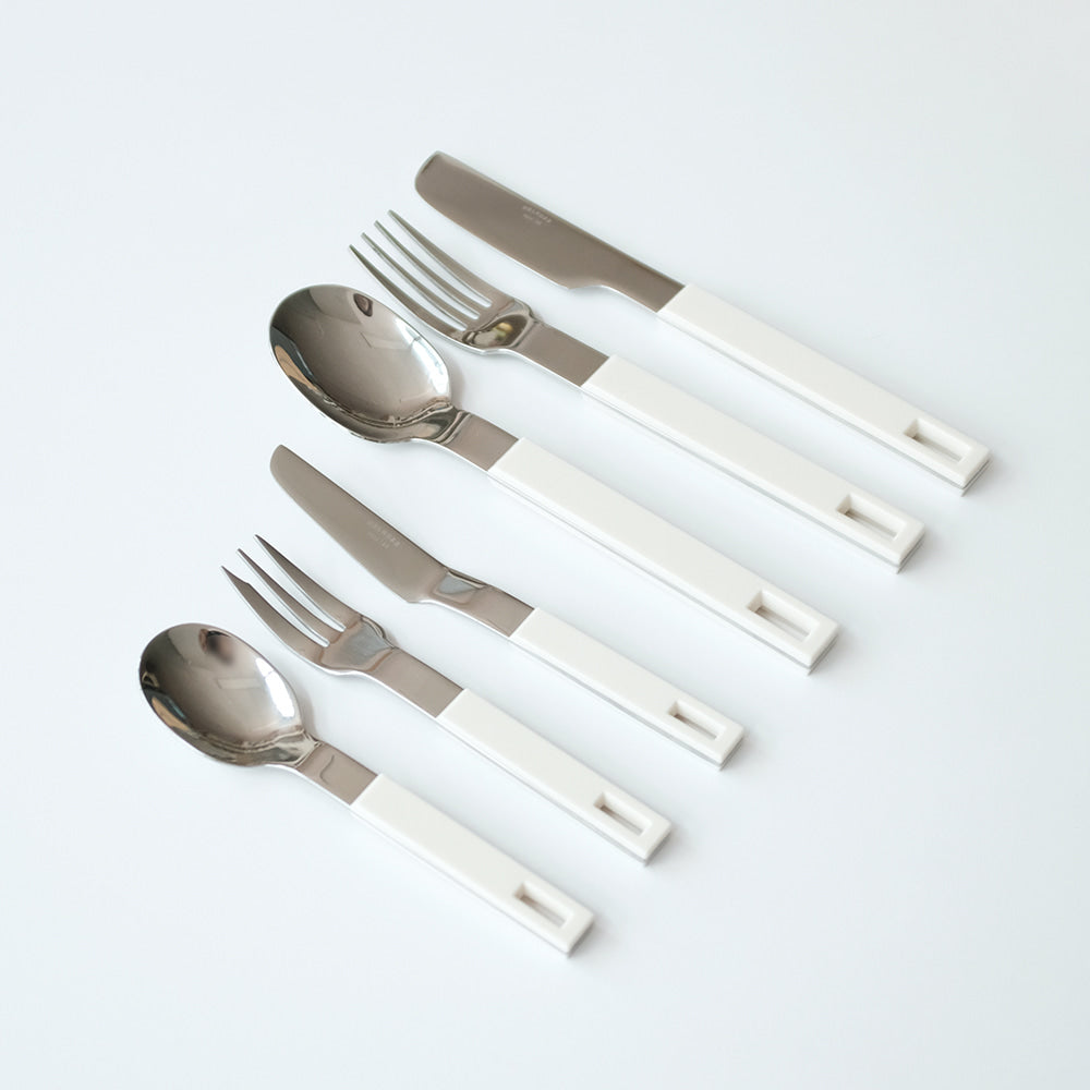 [Archive] Block Cutlery - White