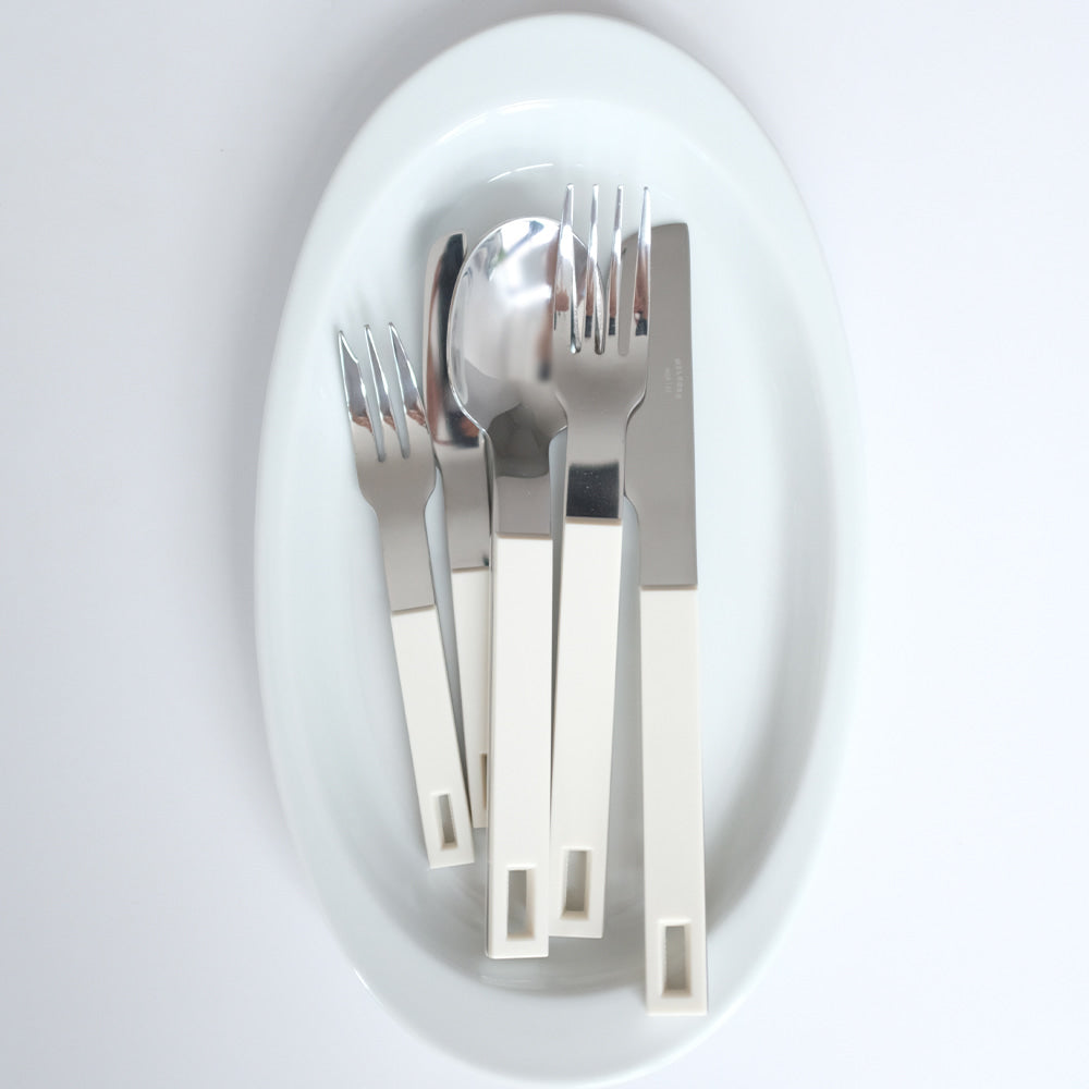 [Archive] Block Cutlery - White