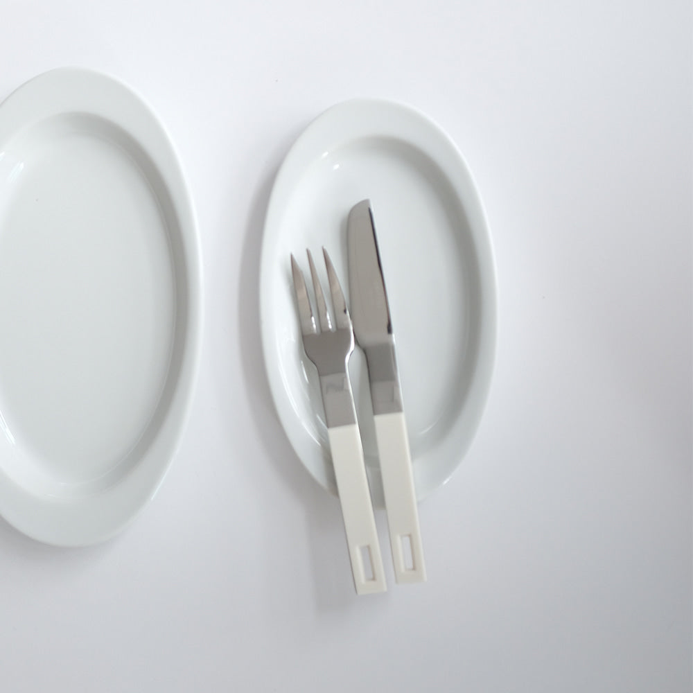 [Archive] Block Cutlery - White