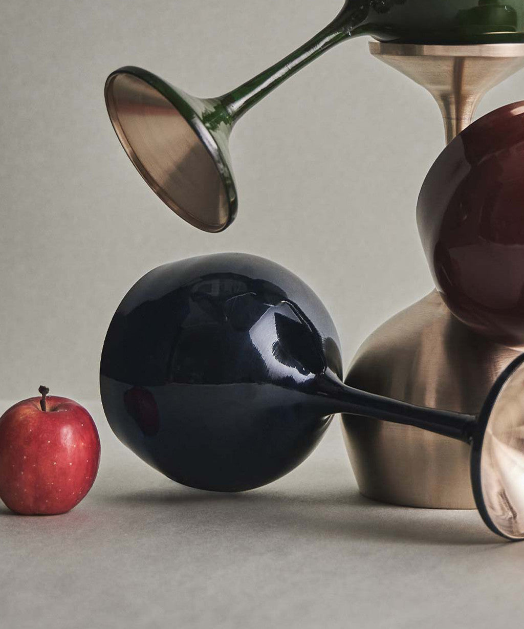 [Archive] Mahogany Wine Glass (Blue)