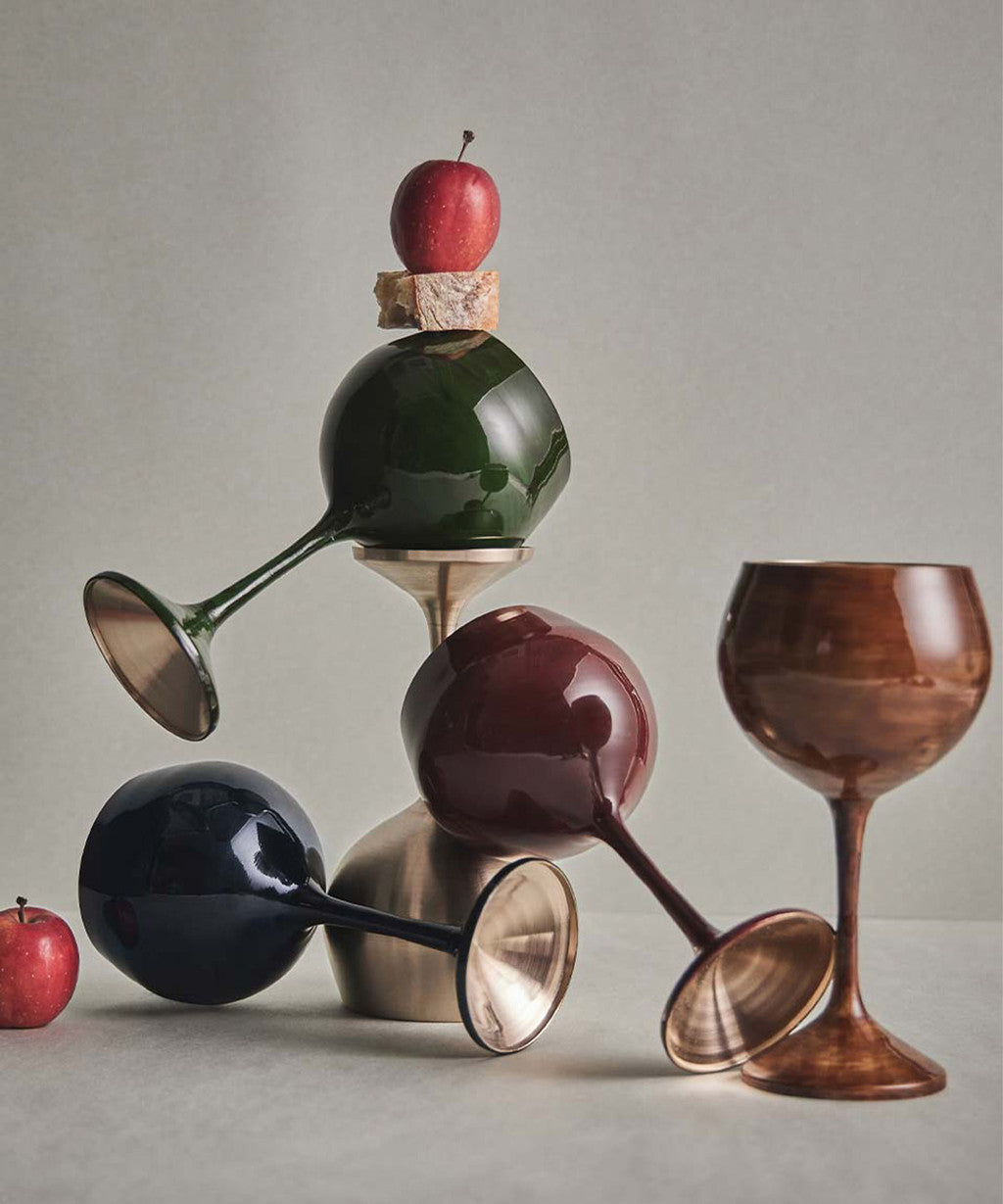 [Archive] Mahogany Wine Glass (Green)