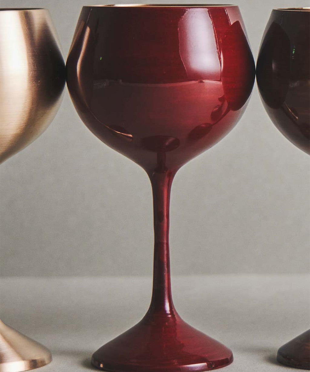 [Archive] Mahogany Wine Glass (Red)