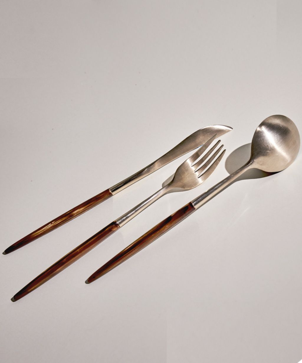 [Archive] Mahogany Organic Cutlery Set
