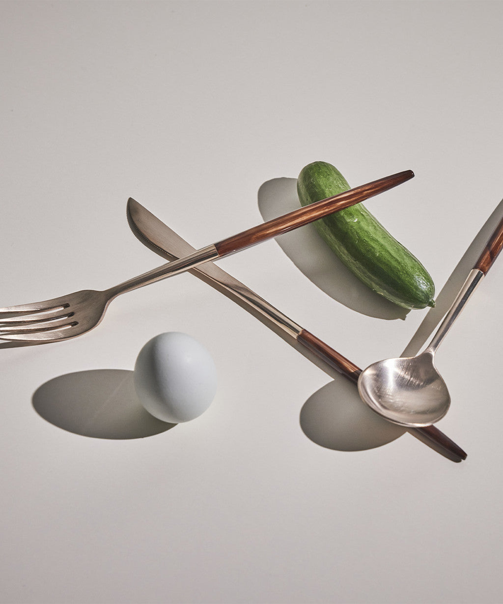 [Archive] Mahogany Organic Cutlery Set