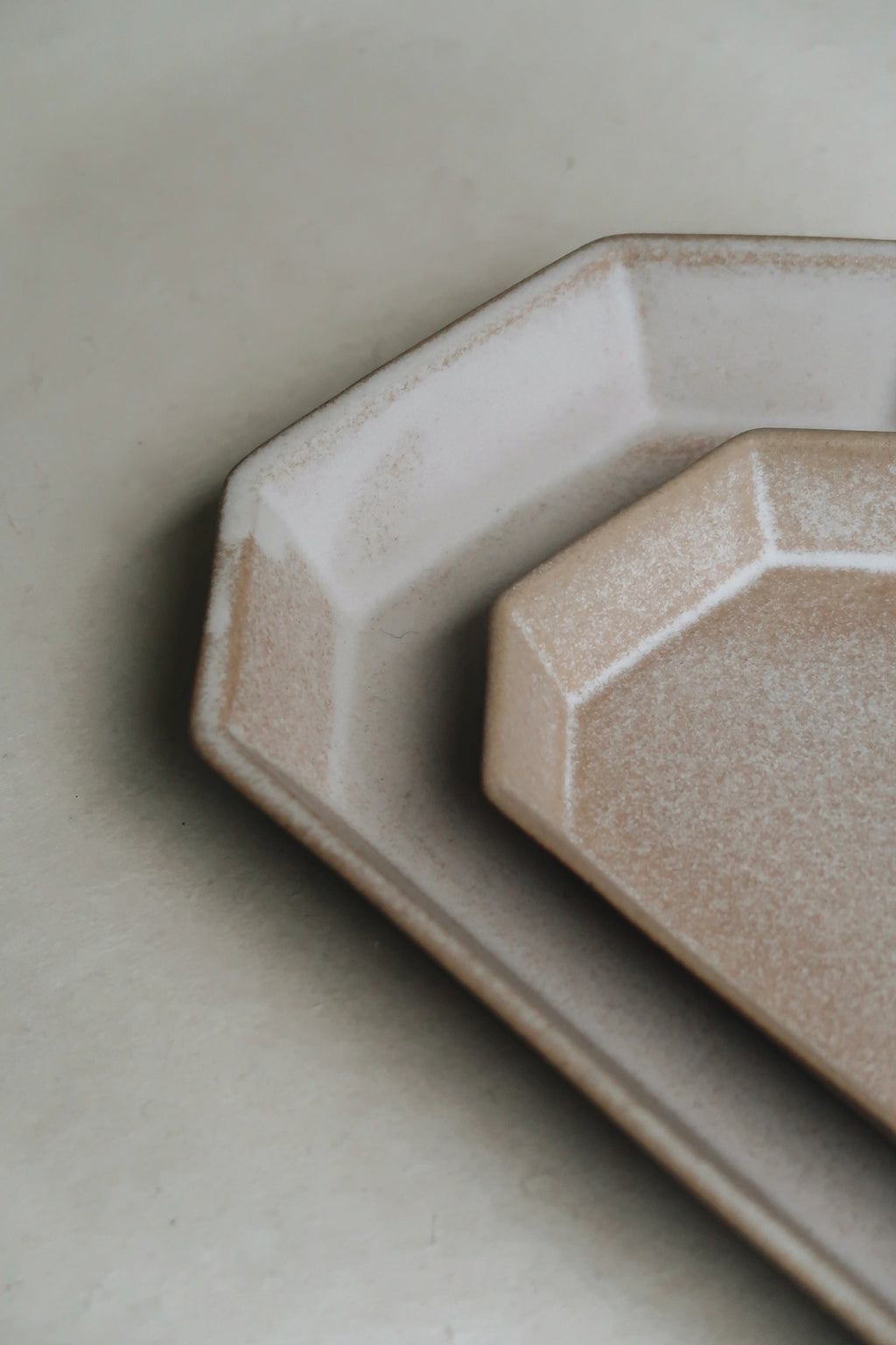 [Archive] Patina Long Octagonal Plate (S) - Stone Beige