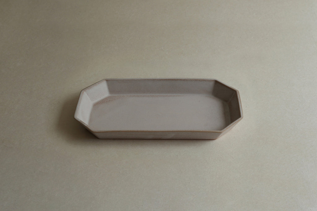 [Archive] Patina Long Octagonal Plate (L) - Stone Beige