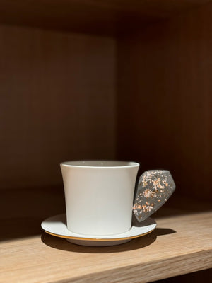 Cerastone Coffee Cup + Saucer