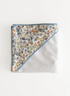Hooded Bath Towel (Foxy Forest)