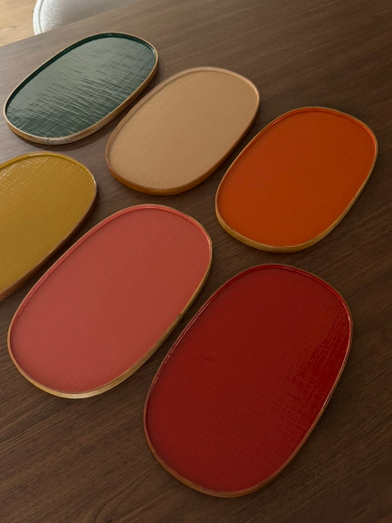 Ottchil Lacquer & Wood Tray - Medium
