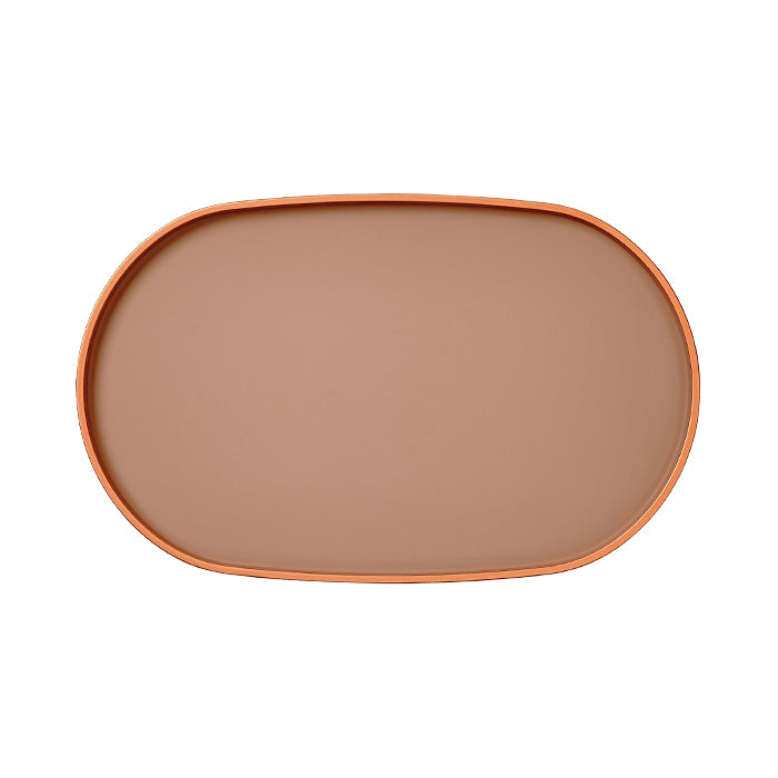 Oval Lacquer Tray - Mocha (Ships September)