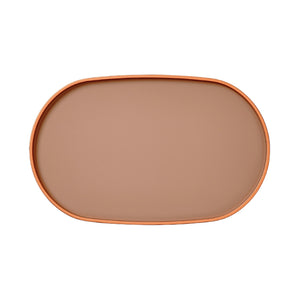 Oval Lacquer Tray - Mocha (Ships September)