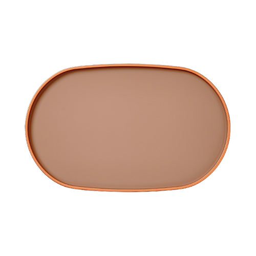 Oval Lacquer Tray - Mocha (Ships September)