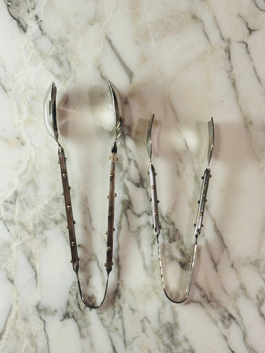 Studded Stainless Tongs (2 Sizes)