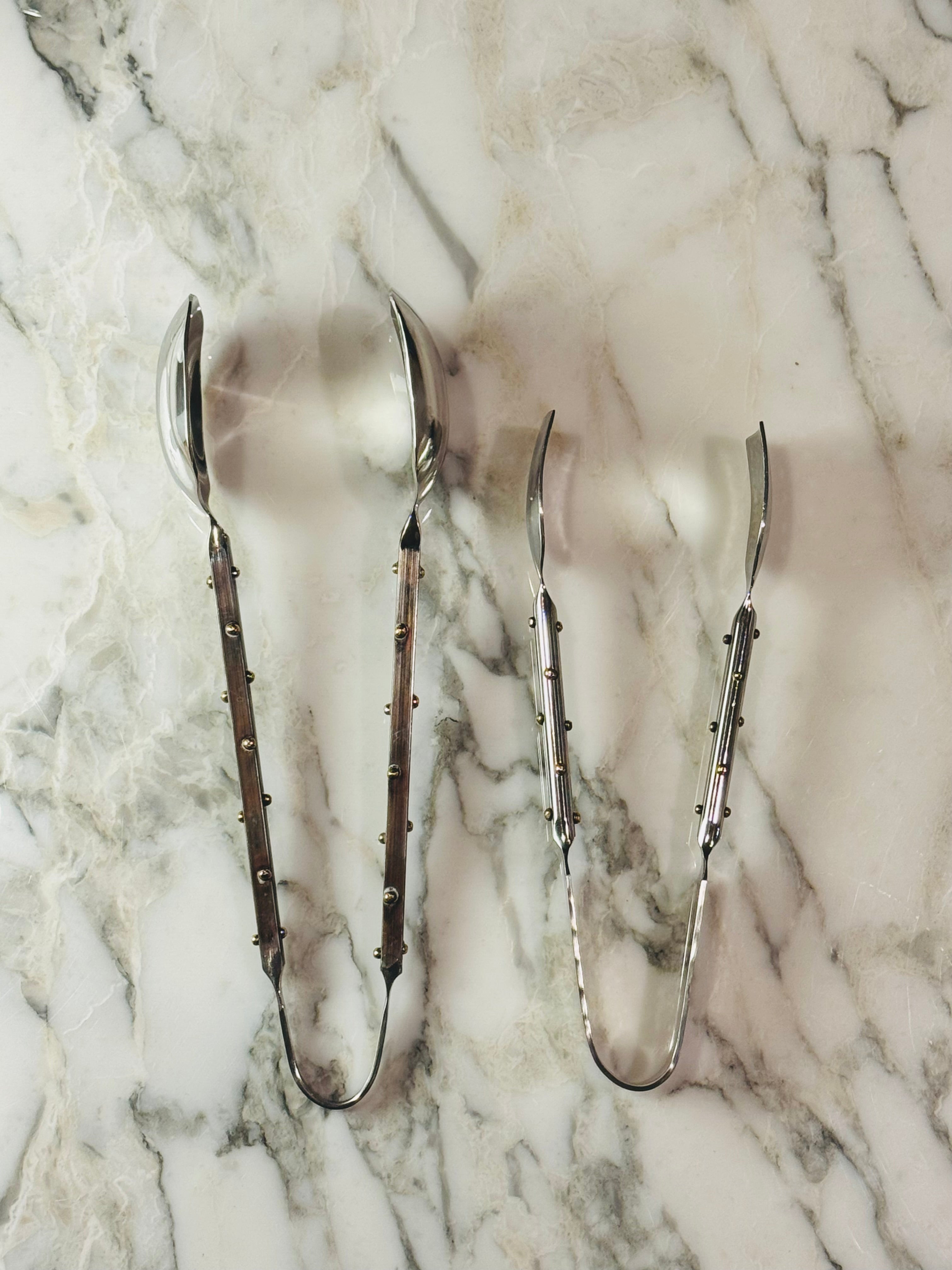 [New] Studded Stainless Tongs (2 Sizes)