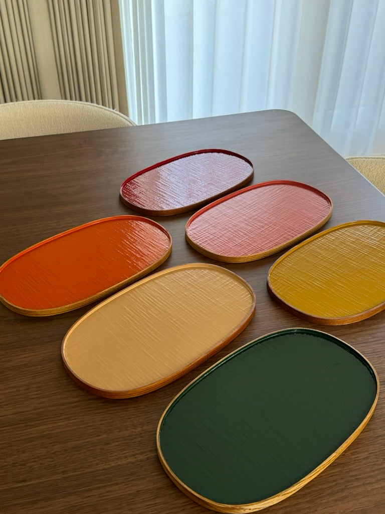 Ottchil Lacquer & Wood Tray - Medium