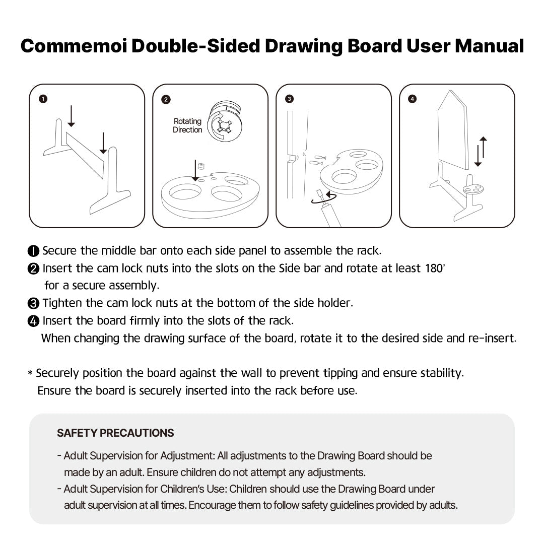 [Archive] Commemoi Double-Sided Drawing/Magnetic Board