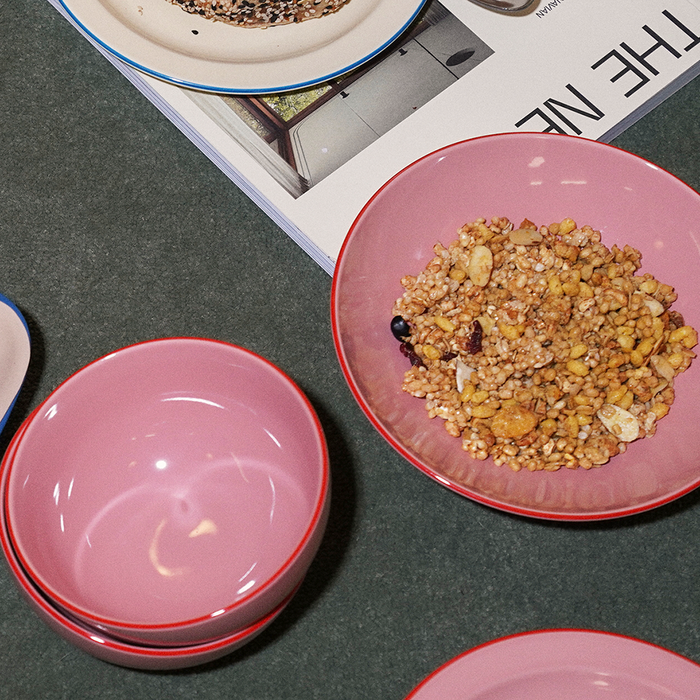 [Archive] Sloane Salad Bowl - Pink (2 Sizes)