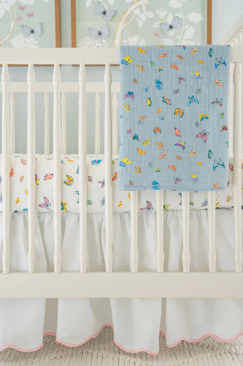 [Archive] Timo & Violet - Shawl Blanket (Blue Madame Butterfly)