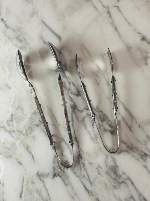 Studded Stainless Tongs (2 Sizes)