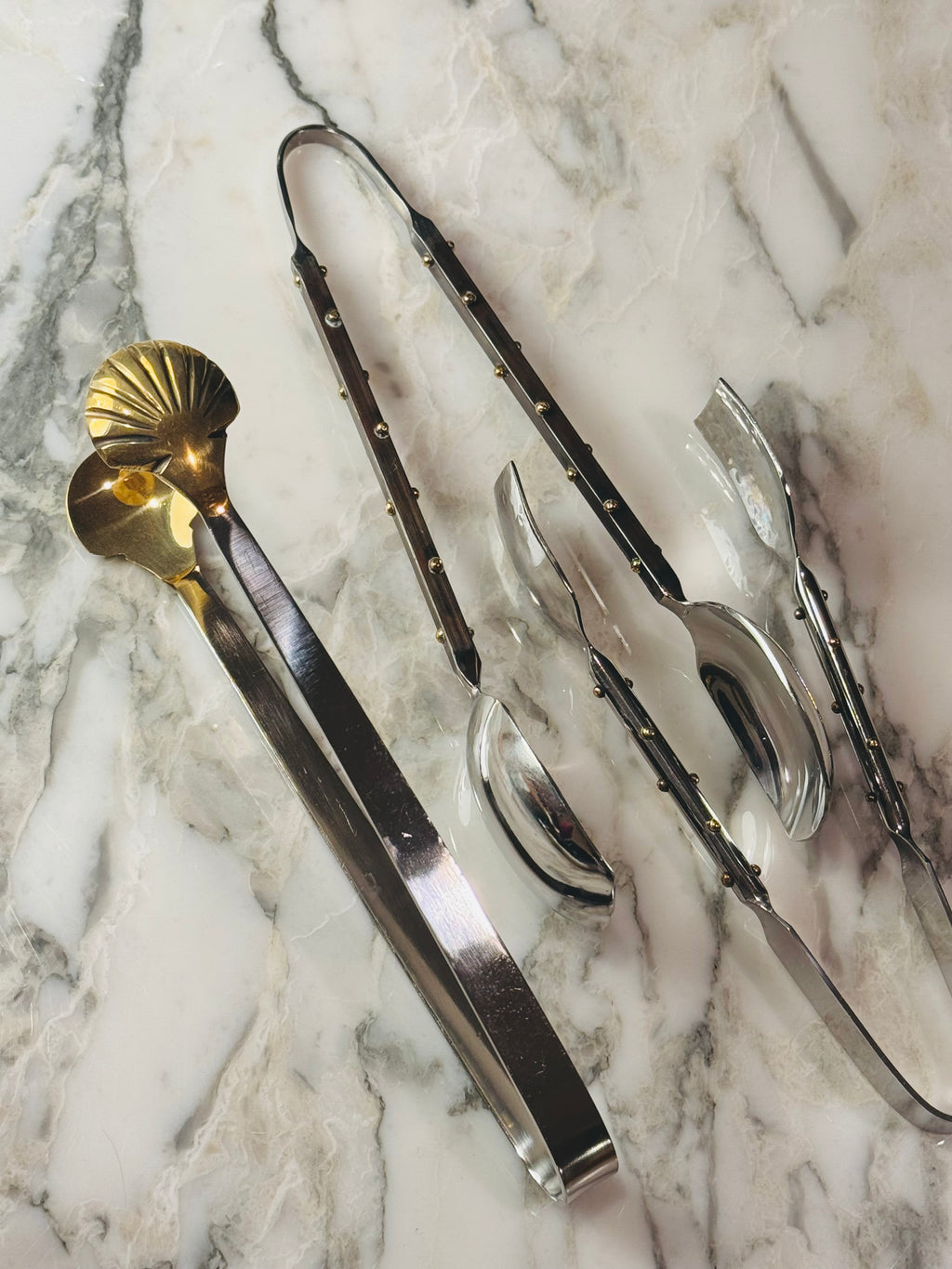 Studded Stainless Tongs (2 Sizes)