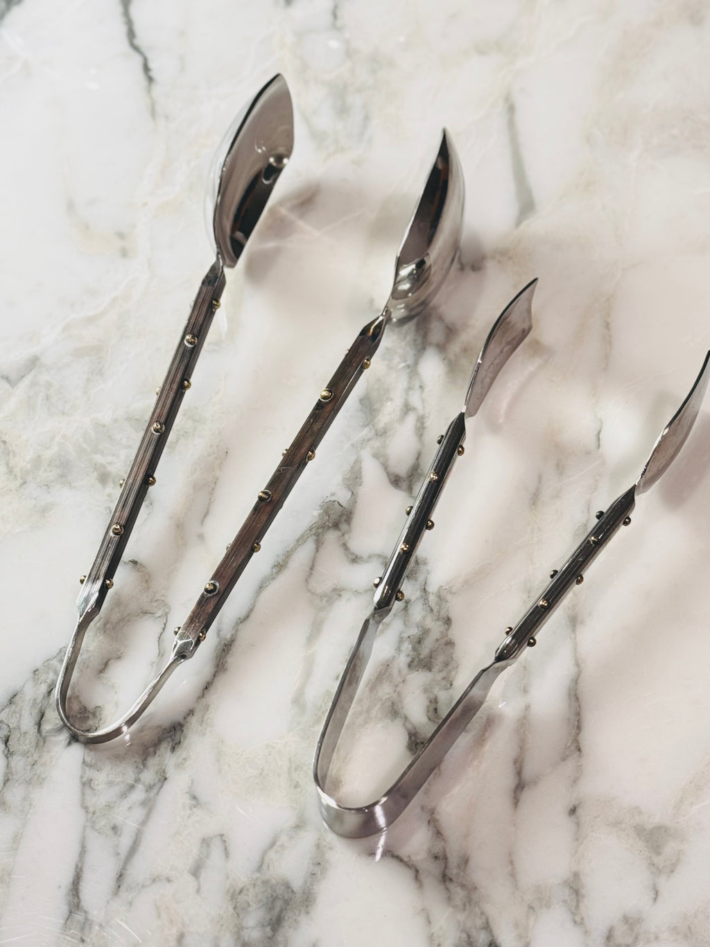 Studded Stainless Tongs (2 Sizes)