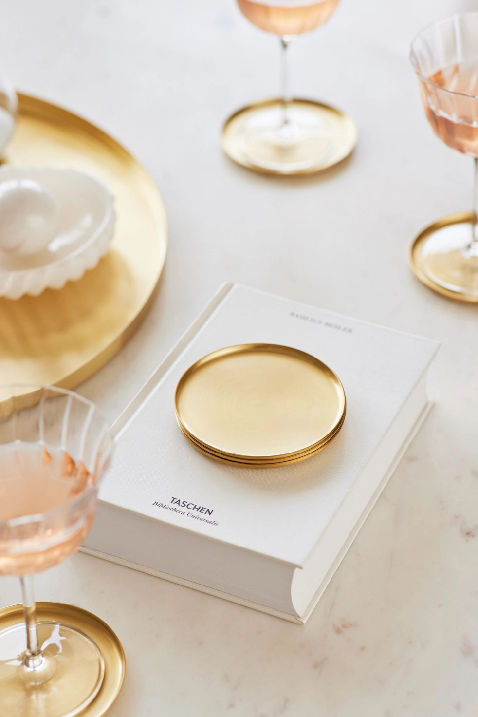 [Archive] Heirloom Brass Coasters (Set of 4)