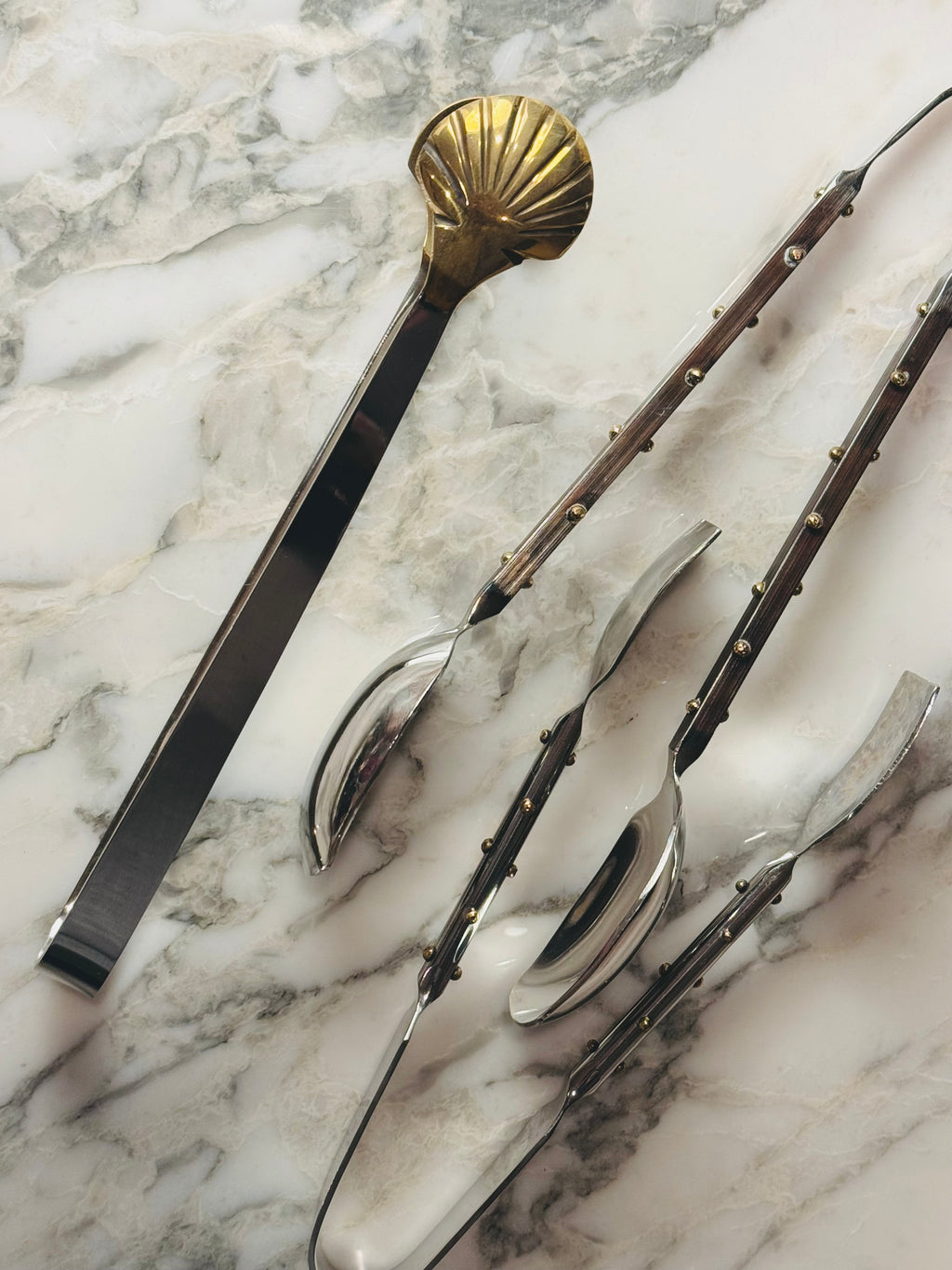 Studded Stainless Tongs (2 Sizes)