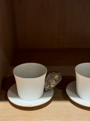 Cerastone Coffee Cup + Saucer