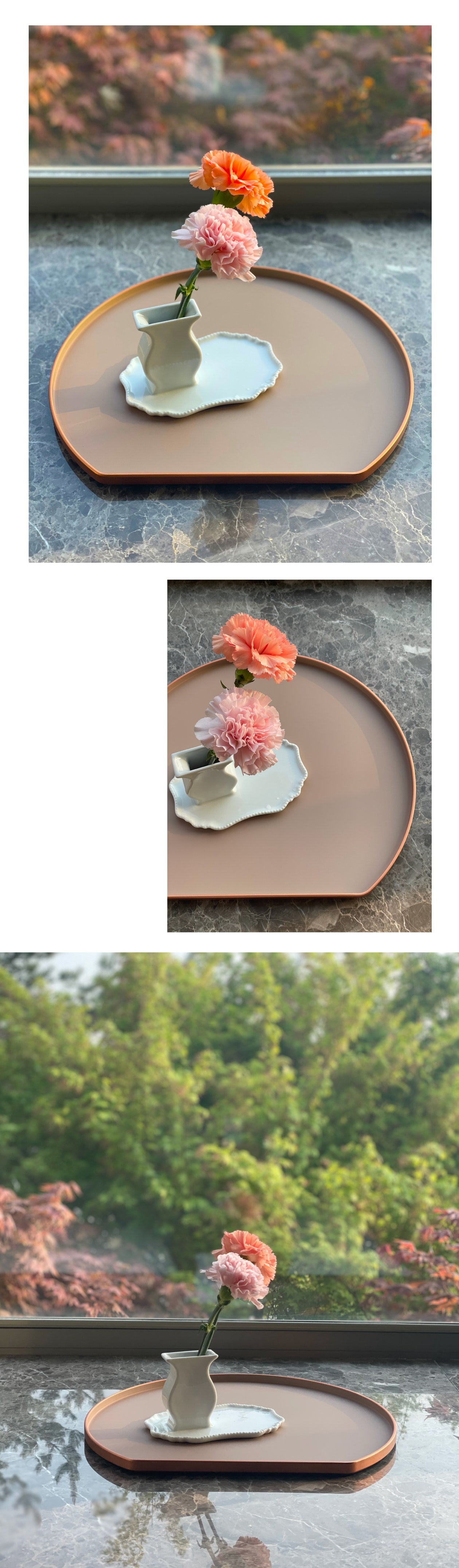 Half Moon Tray - Mocha (Ships September)