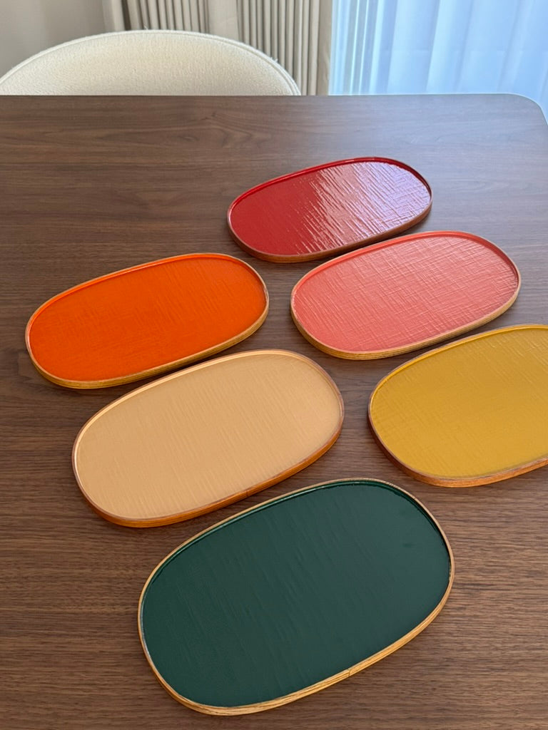 Ottchil Lacquer & Wood Tray - Medium