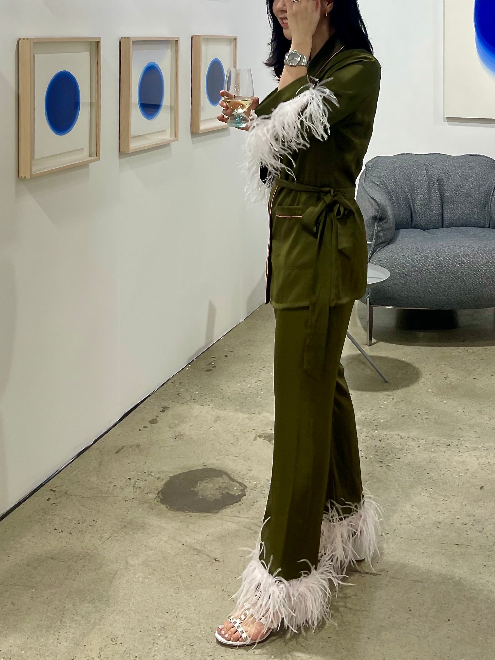 [Archive] Bell Wine Glass - Light Blue