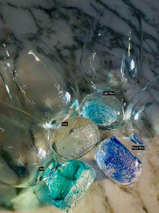 Bell Wine Glass - Light Blue