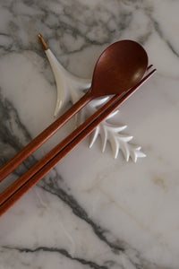 Natural Ottchil Lacquer Spoon and Chopsticks Set