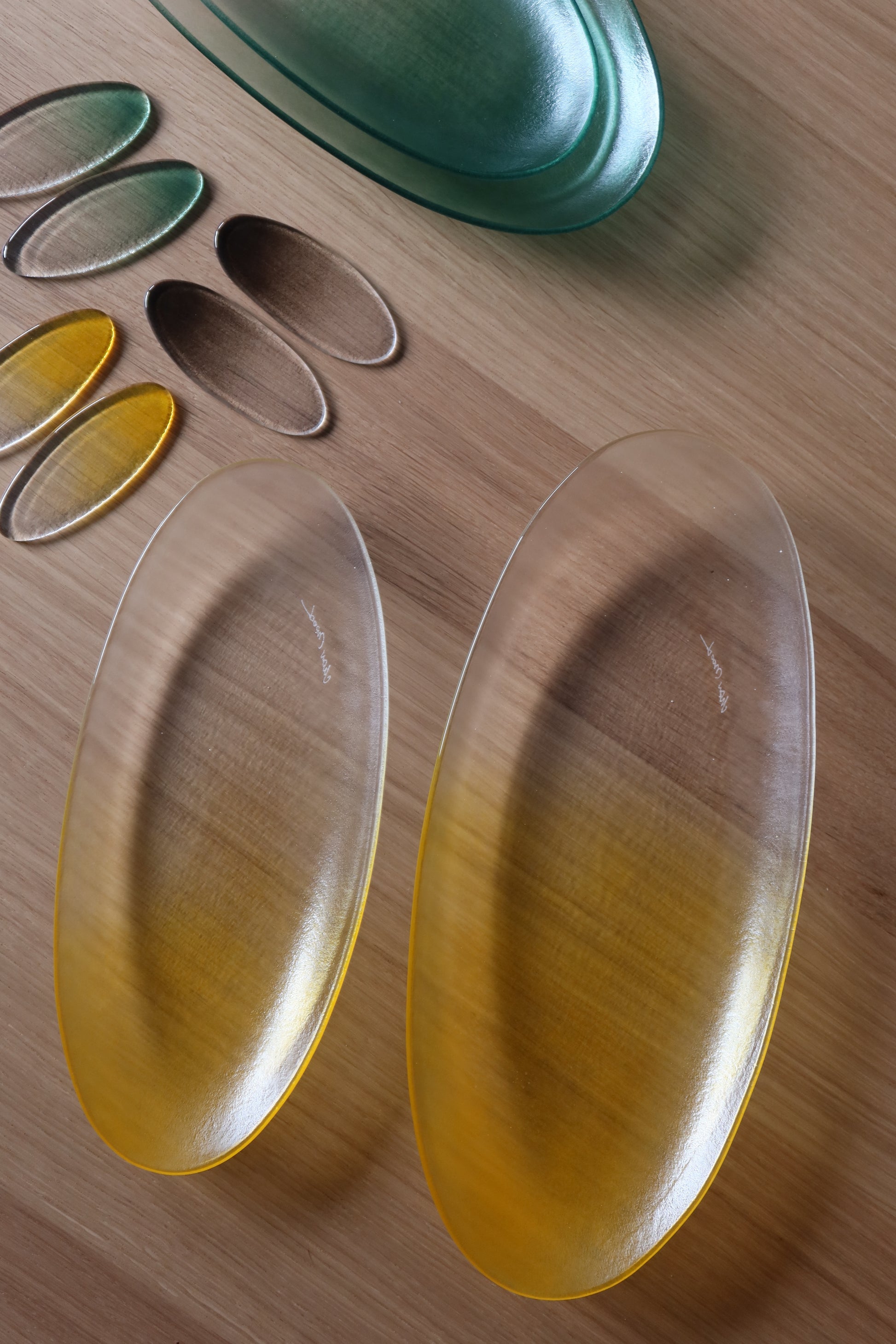 [Archive] Dew Gradation Plate - Marigold Opal (2 Sizes)