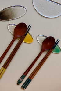 Kid's Ottchil Spoon and Chopsticks Set (2 Colors)