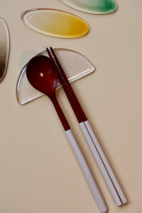 Pastel Ottchil Spoon and Chopsticks Set (Beige)
