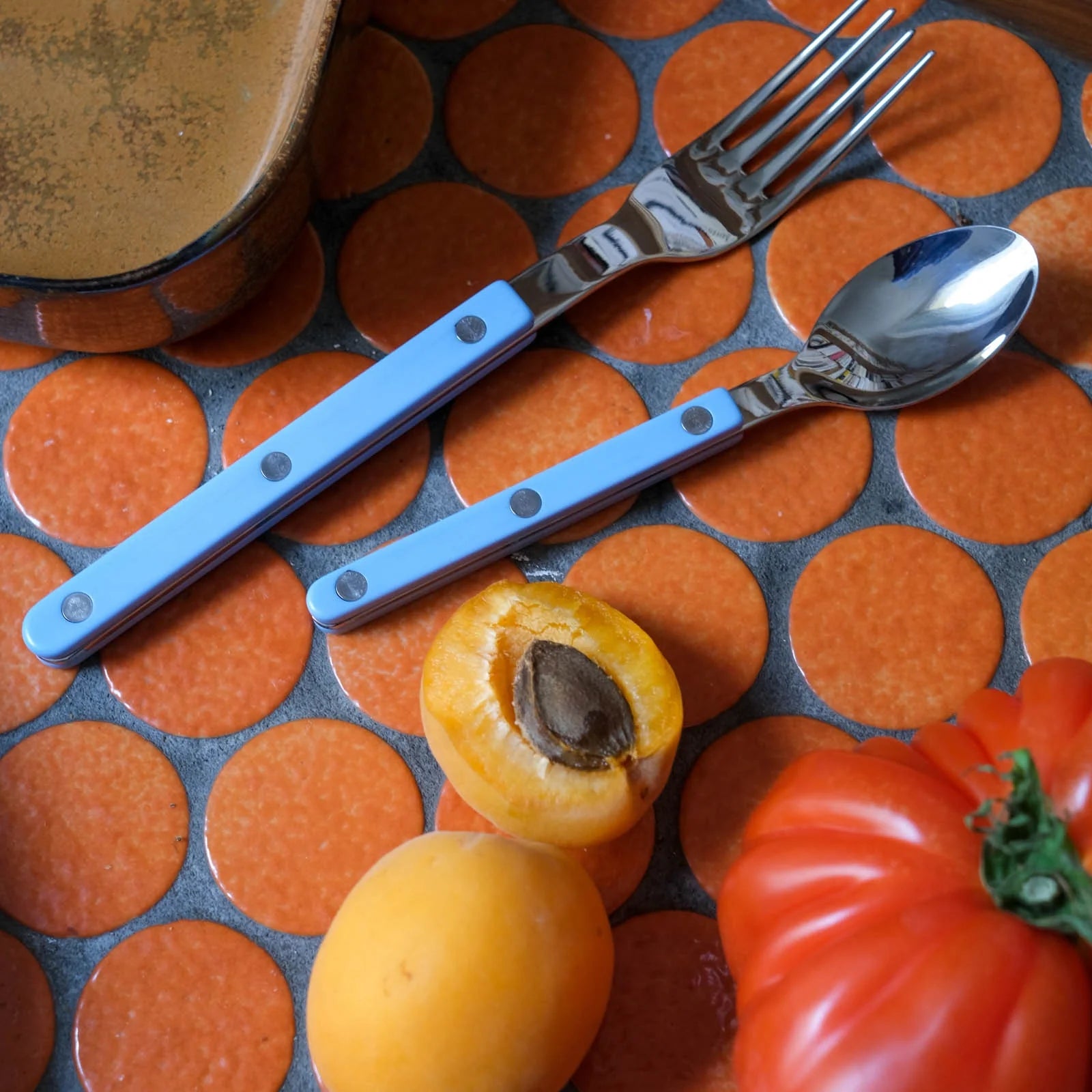 [Archive] Bistrot Shiny Flatware - Pastel Blue