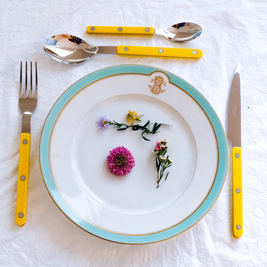 [Archive] Bistrot Shiny Flatware - Pastel Yellow