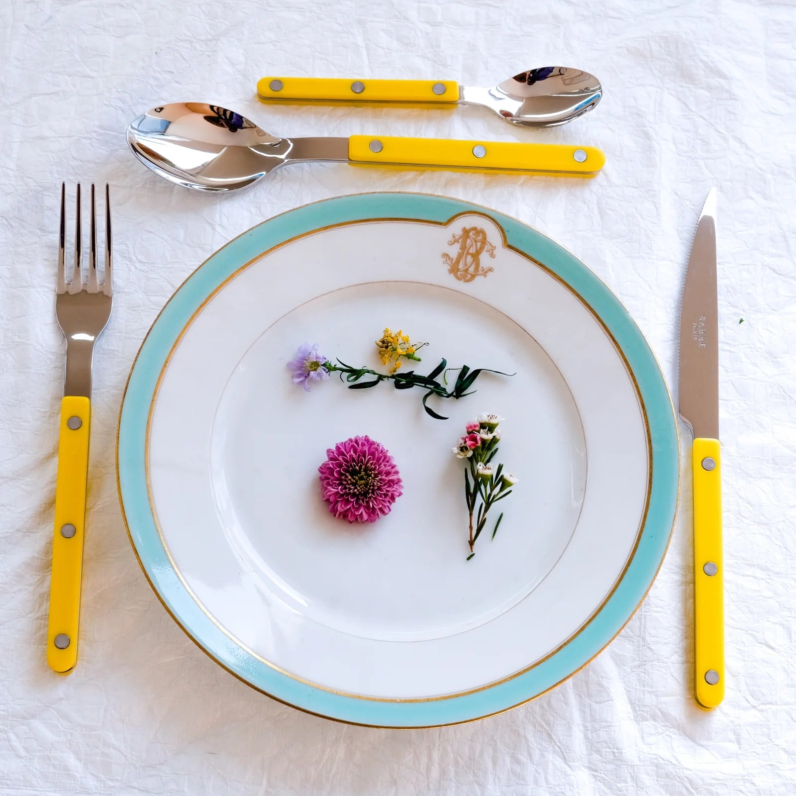 [Archive] Bistrot Shiny Flatware - Pastel Yellow